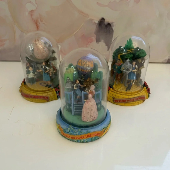 Franklin mint We’re off to see the Wizard music box set of 3 - Picture 1 of 10